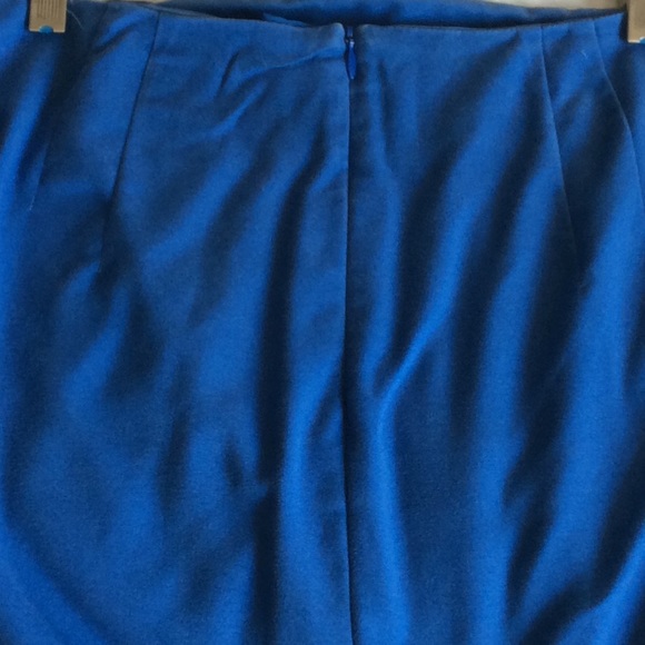Kenar royal blue pencil skirt - Picture 4 of 5